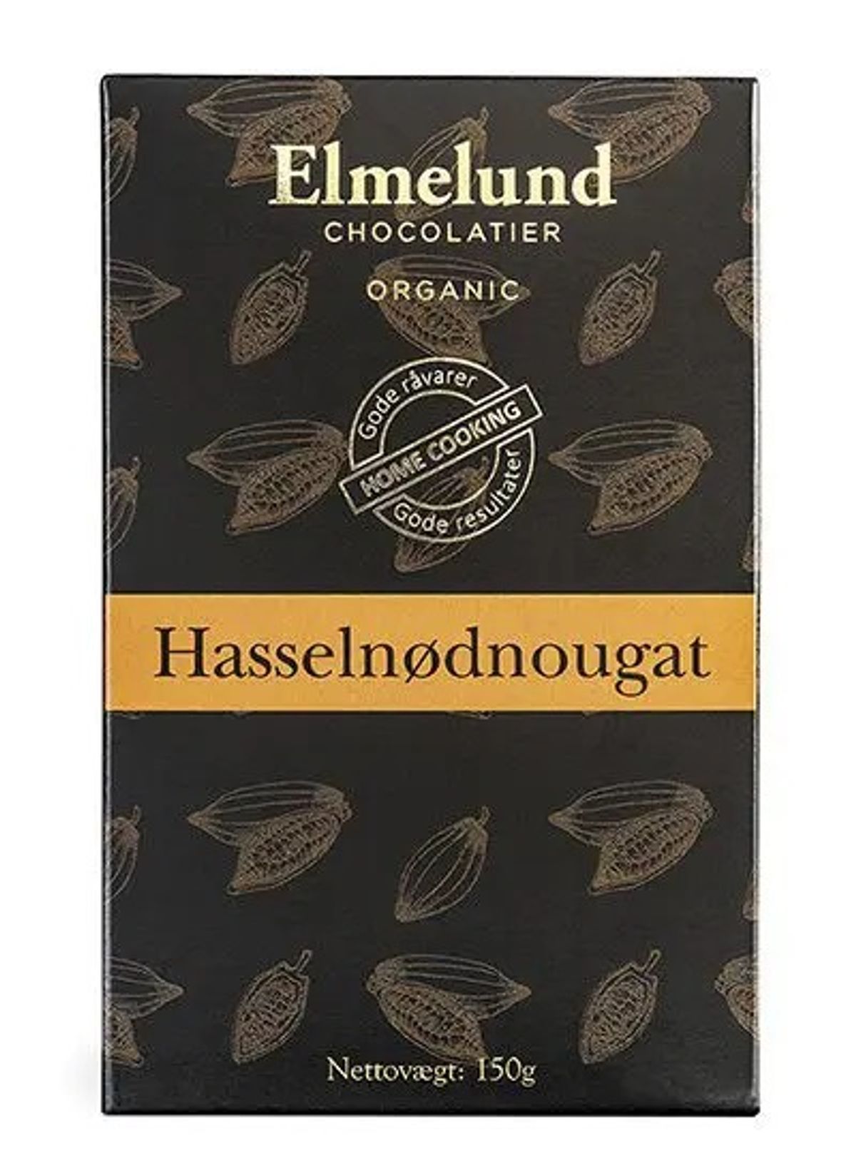 Elmelund Chocolatier - Økologisk Hasselnødnougat 150g