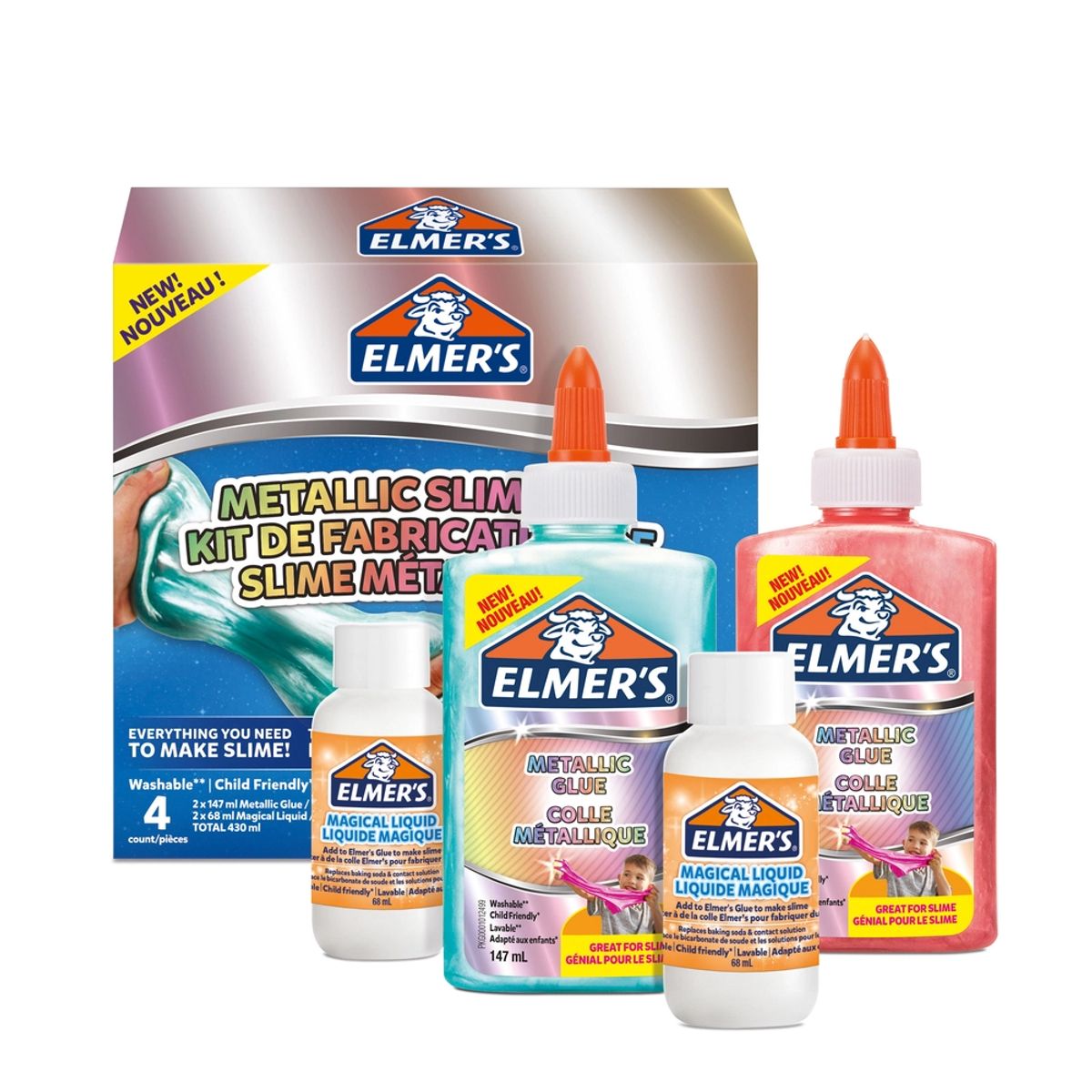 Elmers metallic slime kit