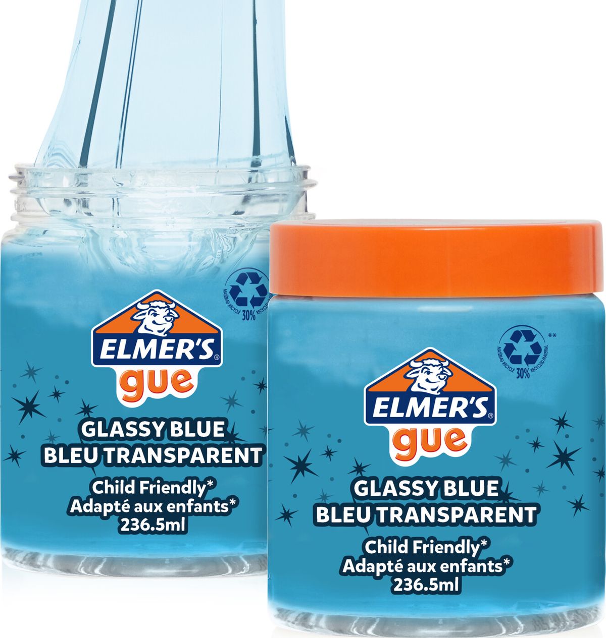 Elmers - Slim - Blå - 236 Ml