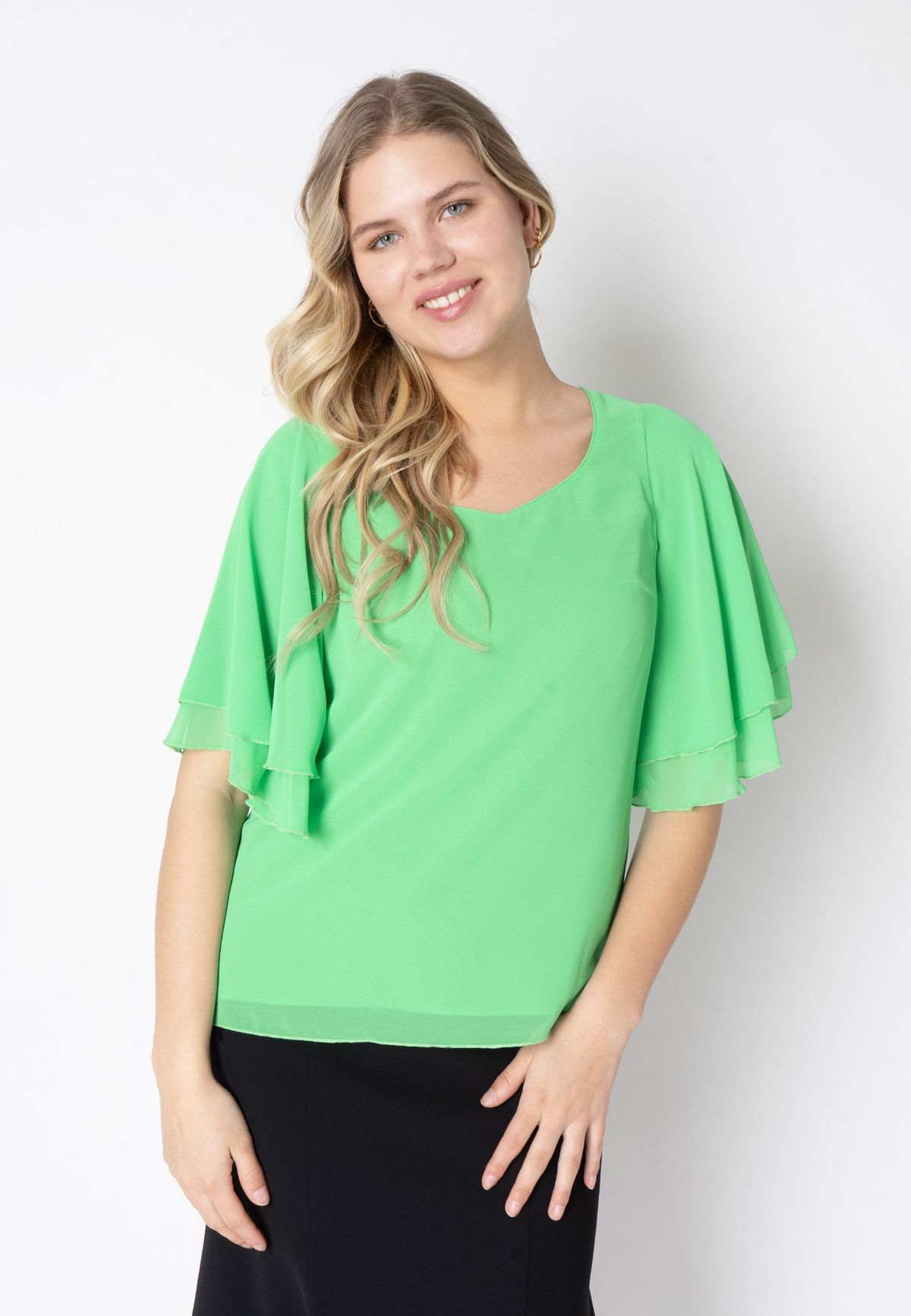 Elnobel - Flash Green - Bluse - 42