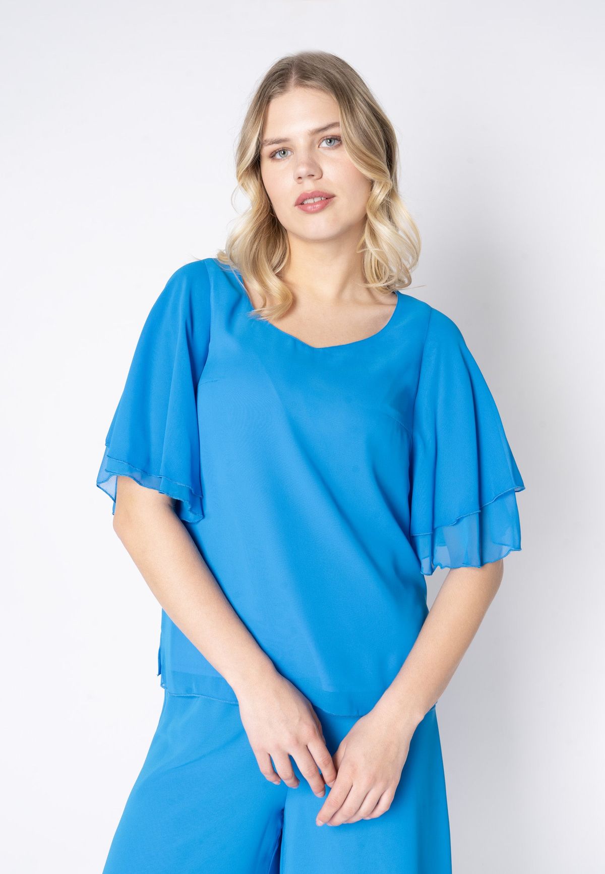 Elnobel - Turquoise - Bluse - 36