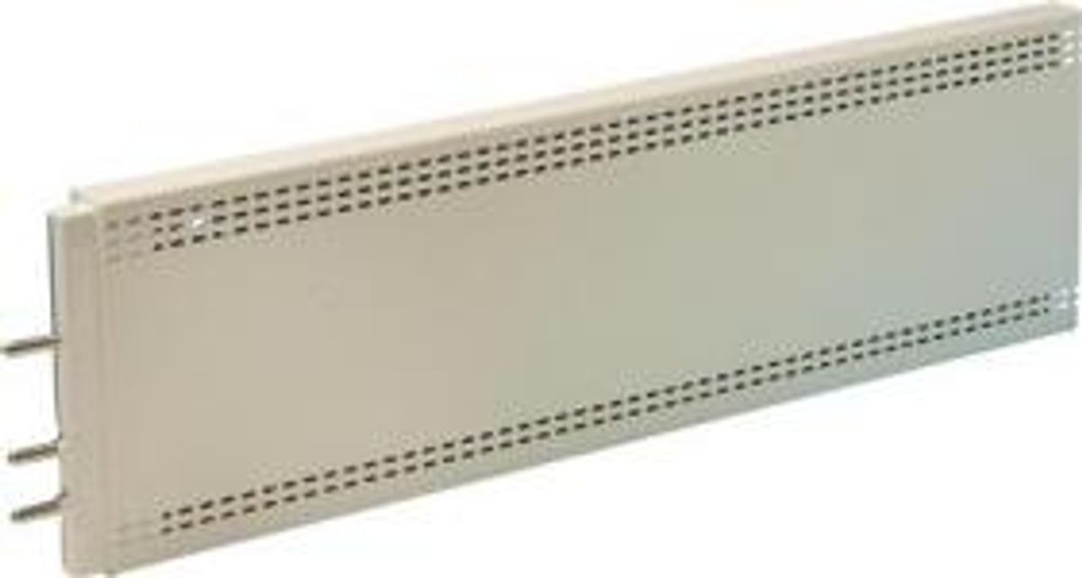 Elpan Varmepanel 110W/230 V, gråt - LxDxH 850x18x124 mm.