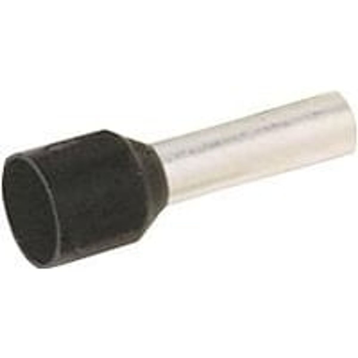 Elpress - Isoleret terminalrr, 1,5 mm / 8,0 mm, sort (farvekode DIN46228) - 100 stk