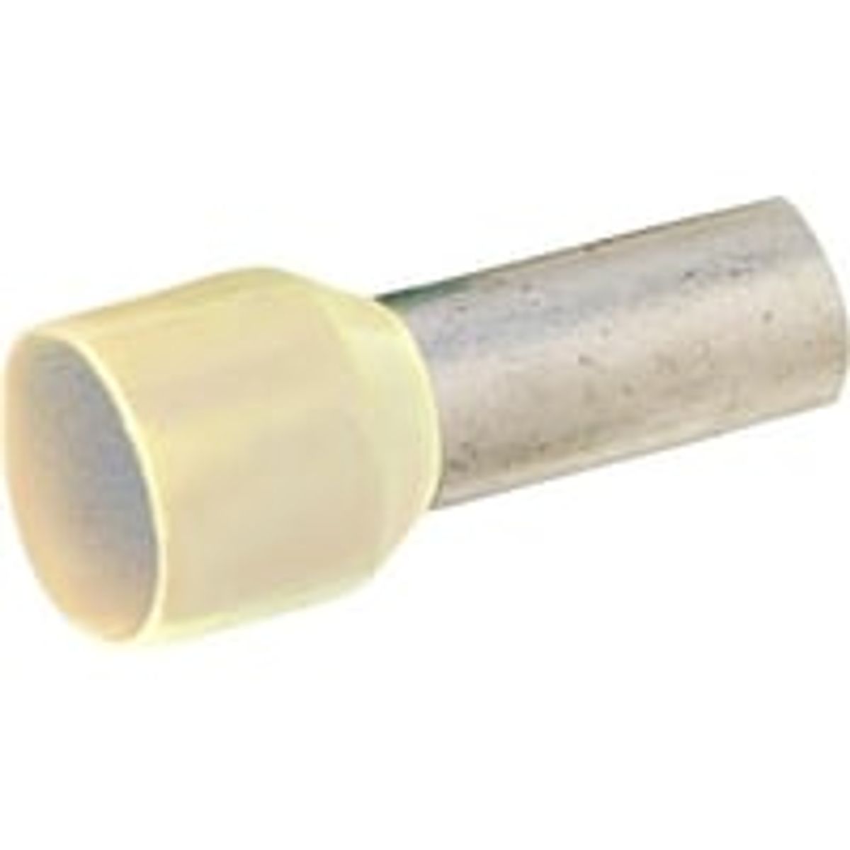 Elpress - Isoleret terminalrr, 35 mm / 16,0 mm, beige (farvekode Weidmller) - 50 stk