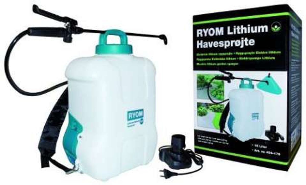 Elsprøjte m/lithium batteri 16L