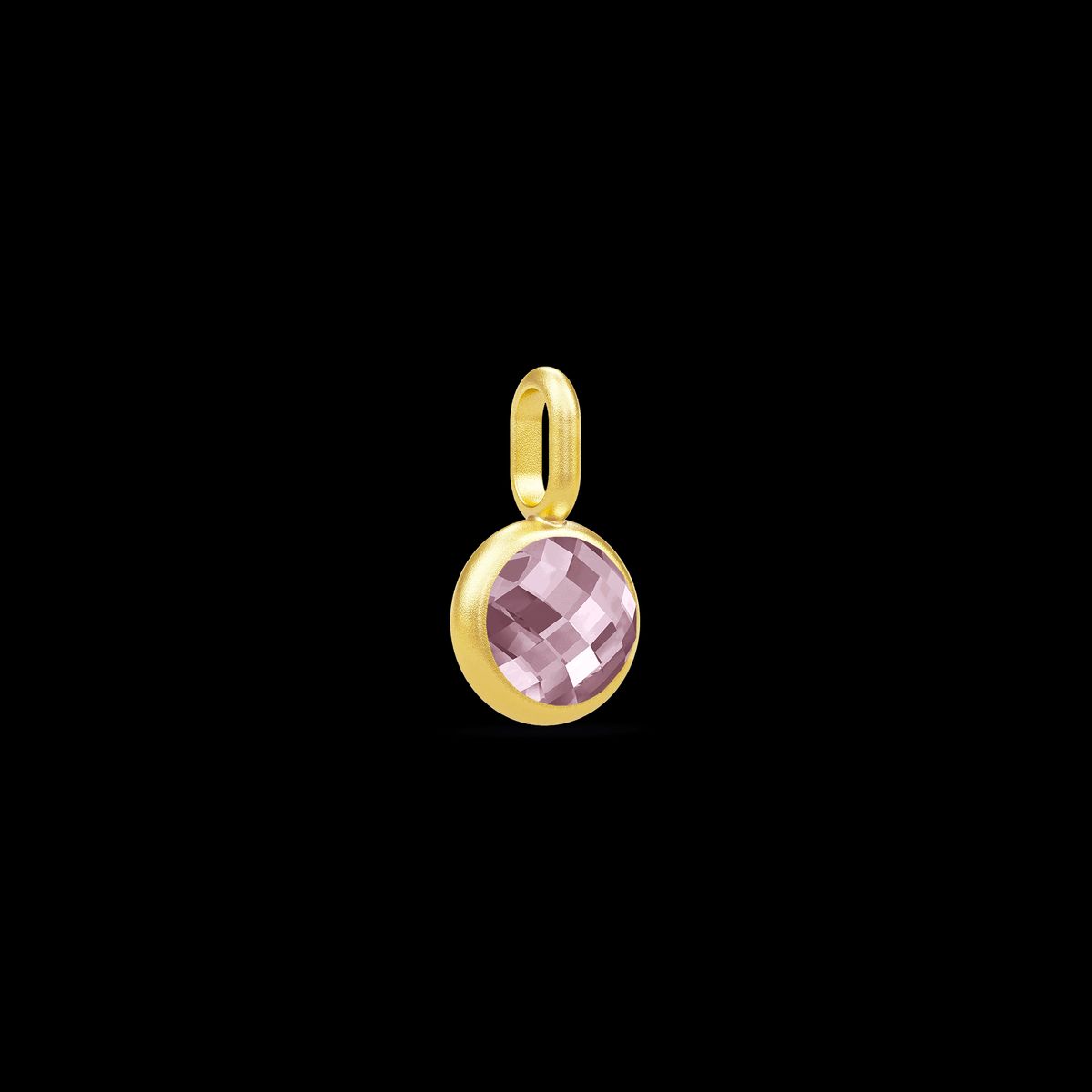 Elva Pendant Rhodolite Crystal