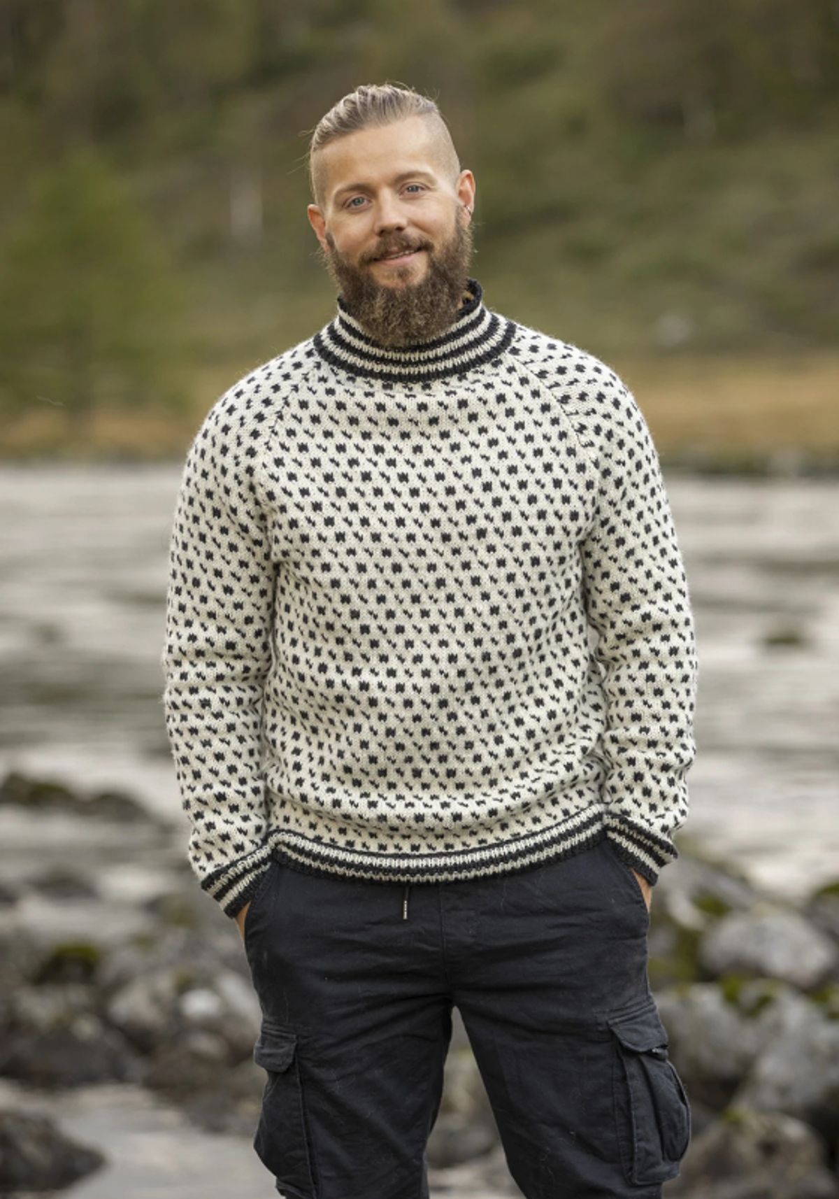 "Elvar" Islænder - Viking Design 2336-1 Kit - XS-XXL - Viking Eco Highland Wool, fra Viking