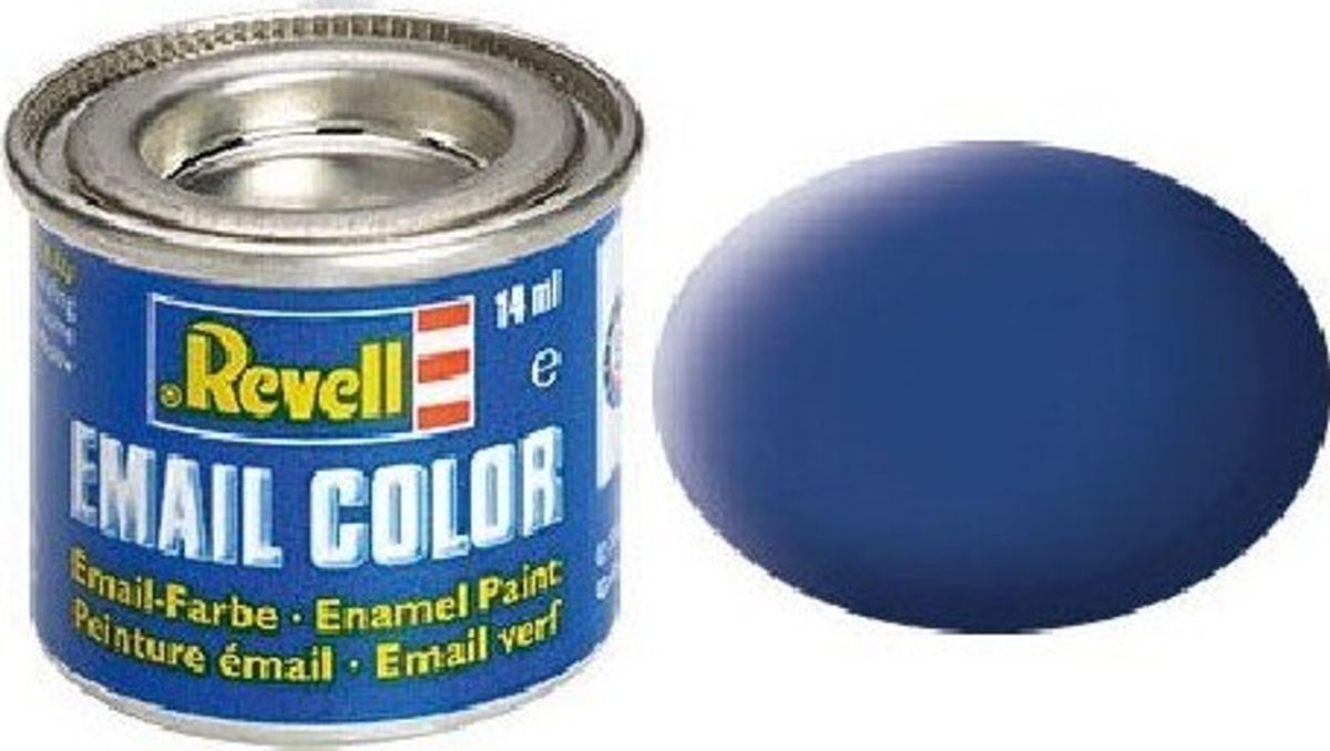 Emalje Maling Til Hobby - Revell - Blue Mat 14 Ml