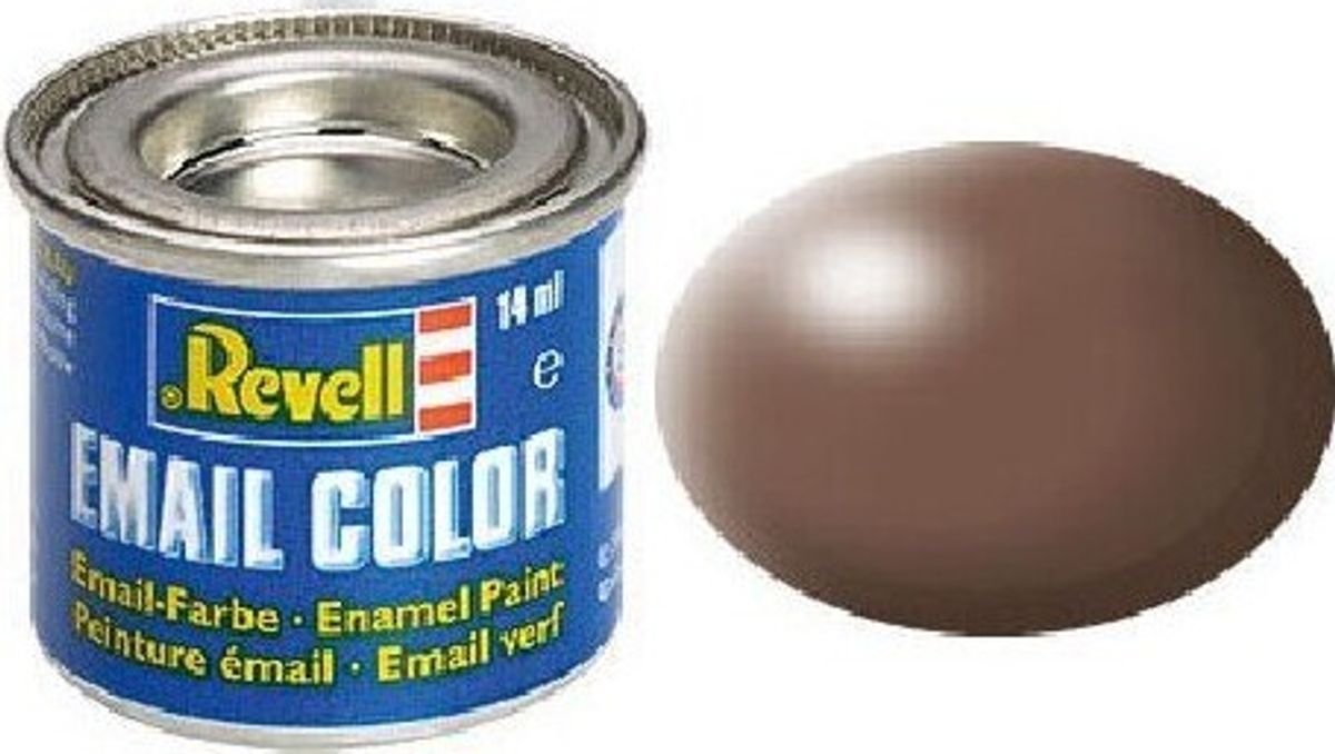 Emalje Maling Til Hobby - Revell - Brown Silk 14 Ml