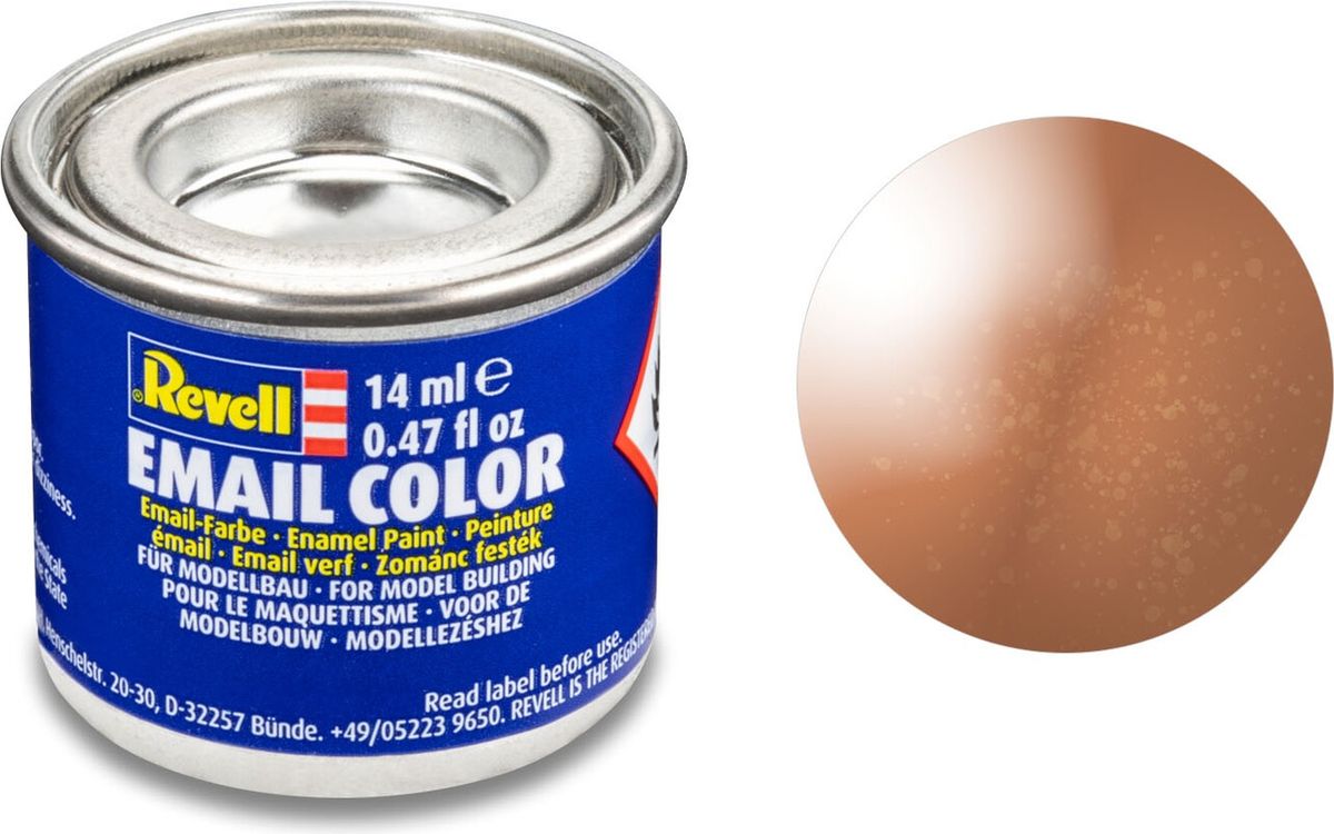 Emalje Maling Til Hobby - Revell - Copper Metallic 14 Ml