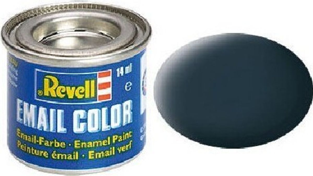 Emalje Maling Til Hobby - Revell - Granite Grey Mat 14 Ml