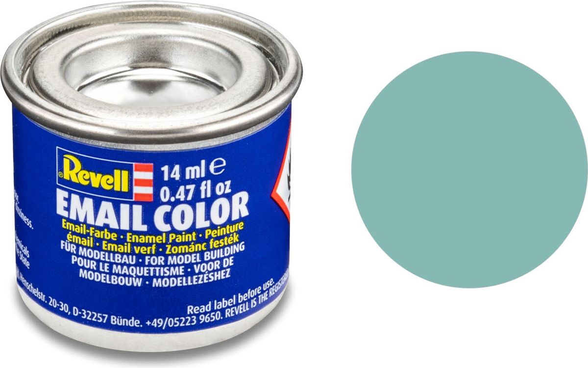 Emalje Maling Til Hobby - Revell - Light Blue Mat 14 Ml