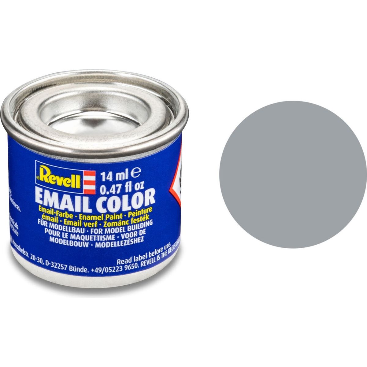 Emalje Maling Til Hobby - Revell - Light Grey Mat Usaf 14 Ml