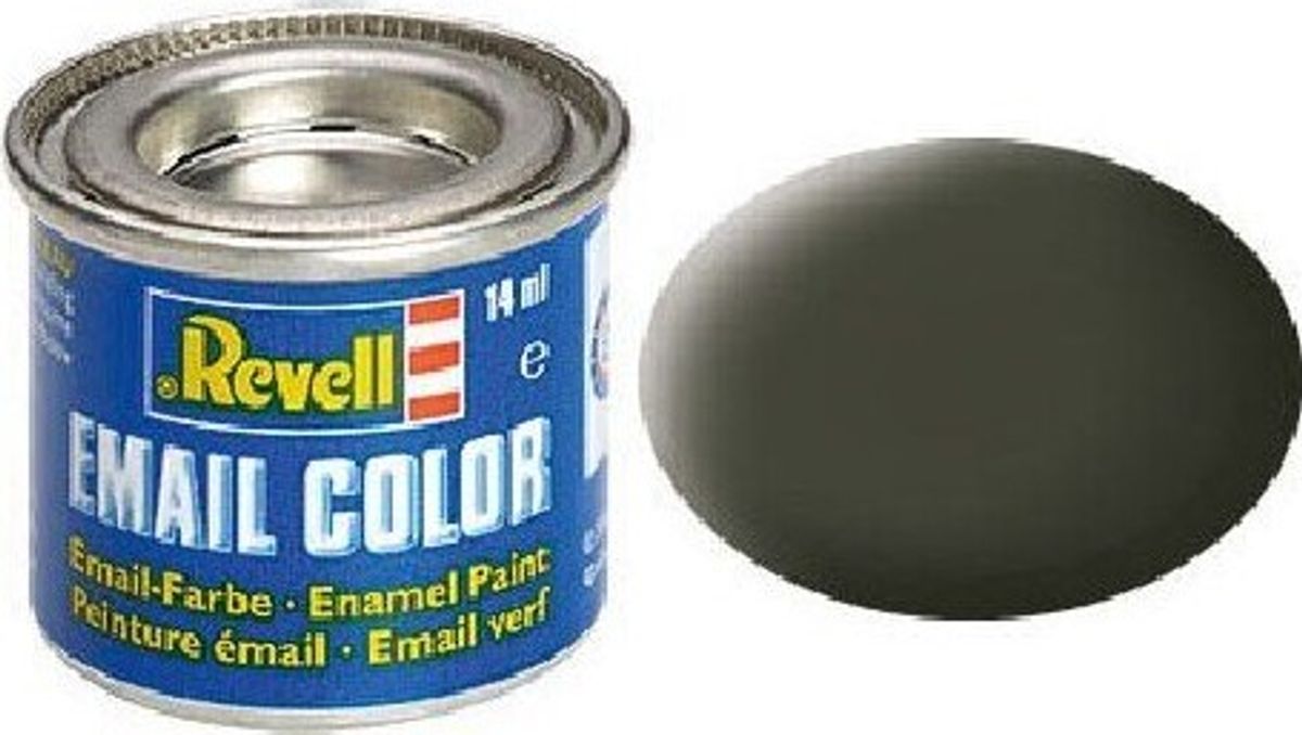 Emalje Maling Til Hobby - Revell - Olive Yellow Mat 14 Ml