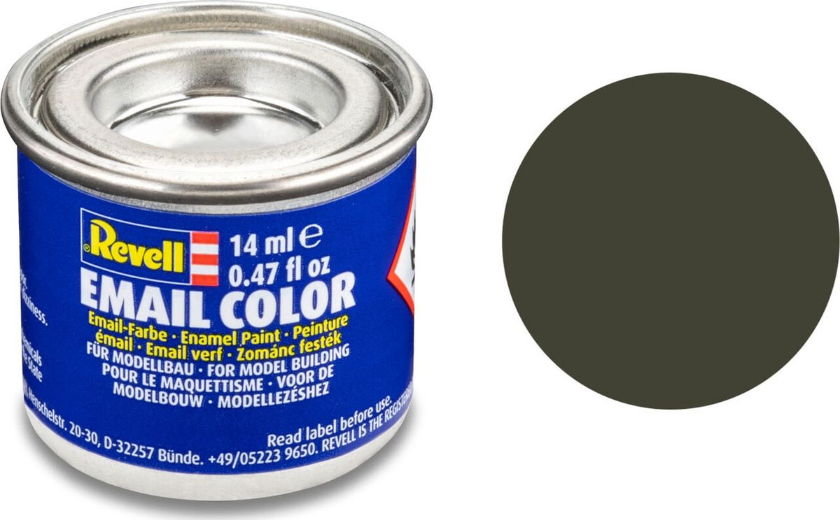 Emalje Maling Til Hobby - Revell - Olive Yellow Mat 14 Ml