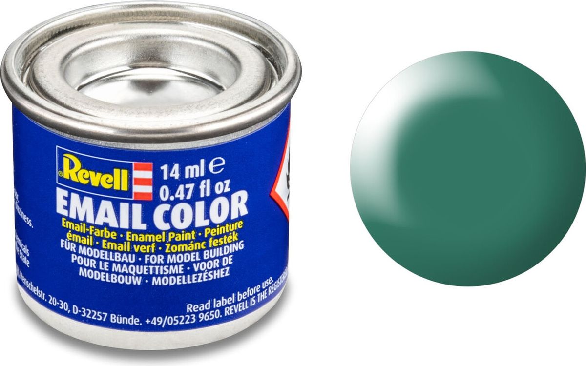 Emalje Maling Til Hobby - Revell - Patina Green Silk 14 Ml