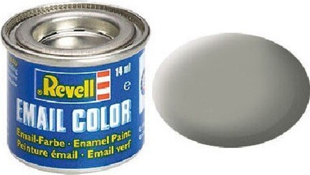 Emalje Maling Til Hobby - Revell - Stone Grey Mat 14 Ml