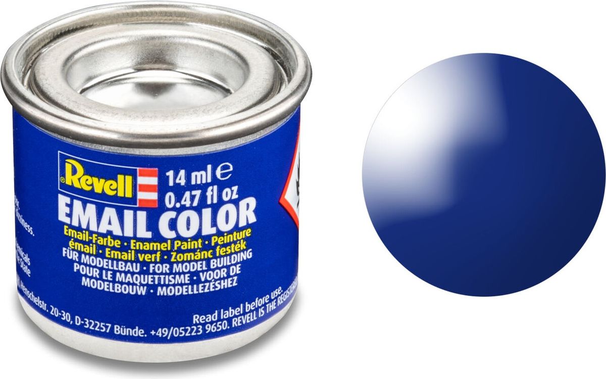 Emalje Maling Til Hobby - Revell - Ultramarine Blue Gloss 14 Ml