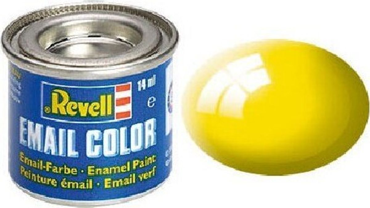 Emalje Maling Til Hobby - Revell - Yellow Gloss 14 Ml