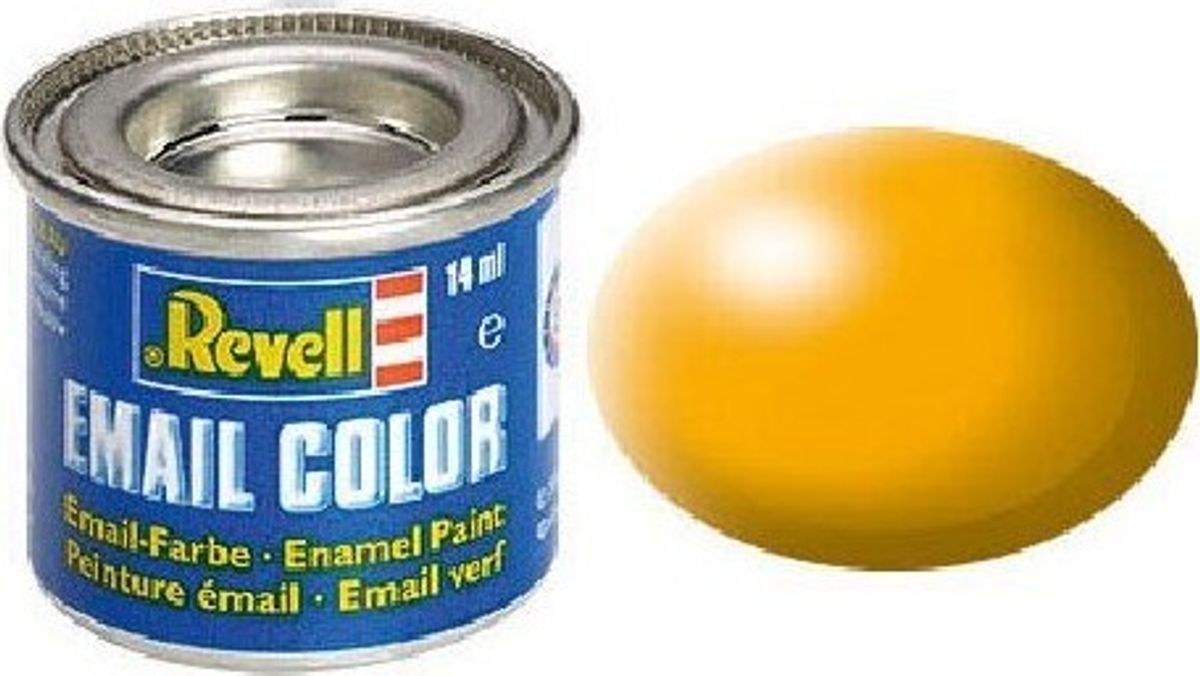 Emalje Maling Til Hobby - Revell - Yellow Silk 14 Ml