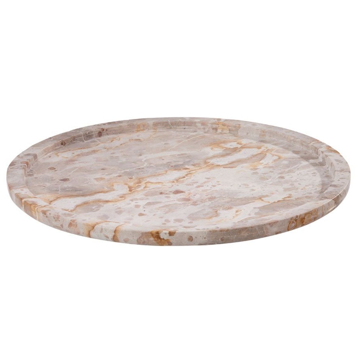 Emilie Marble Tray Round L