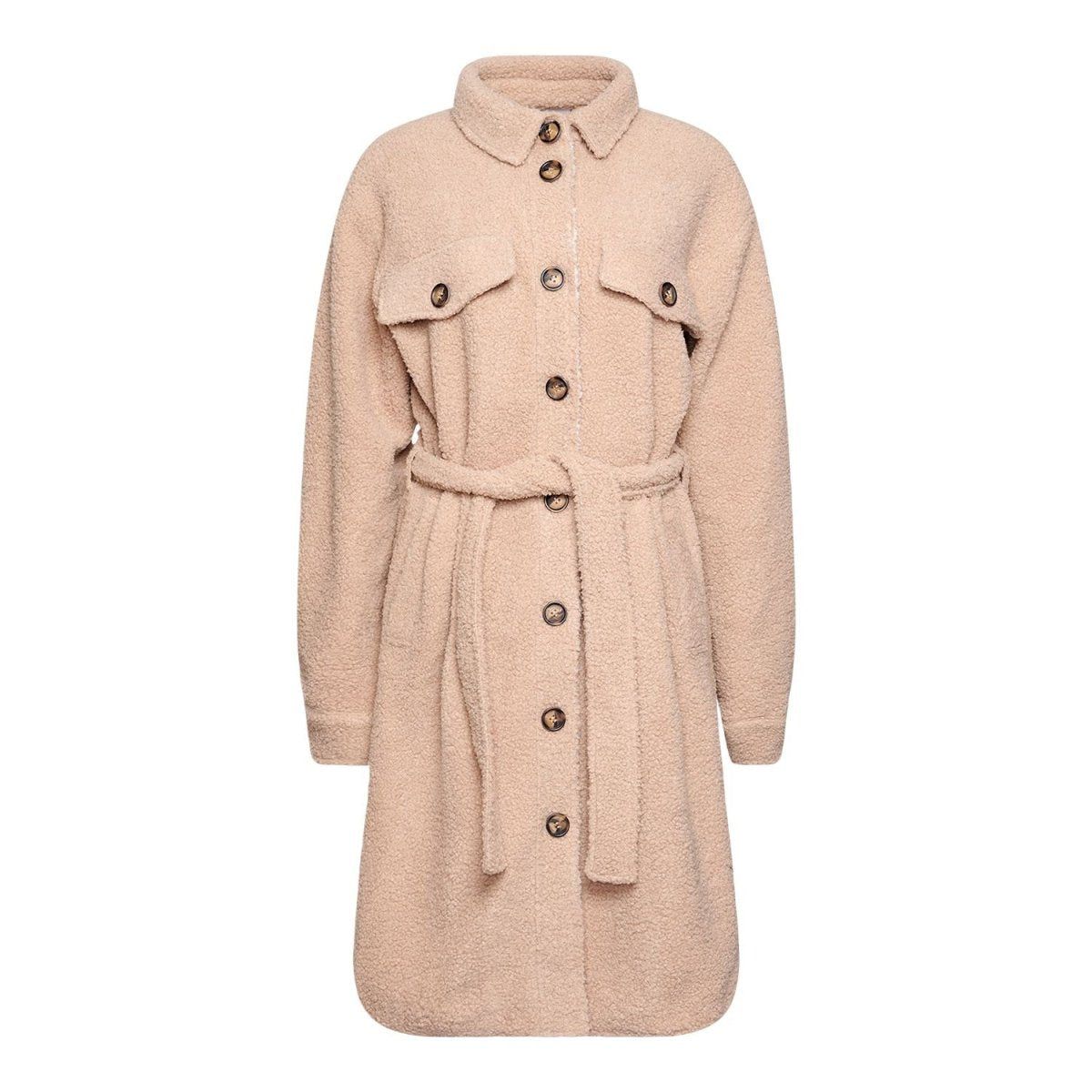 Emily Pile Coat - Camel XL