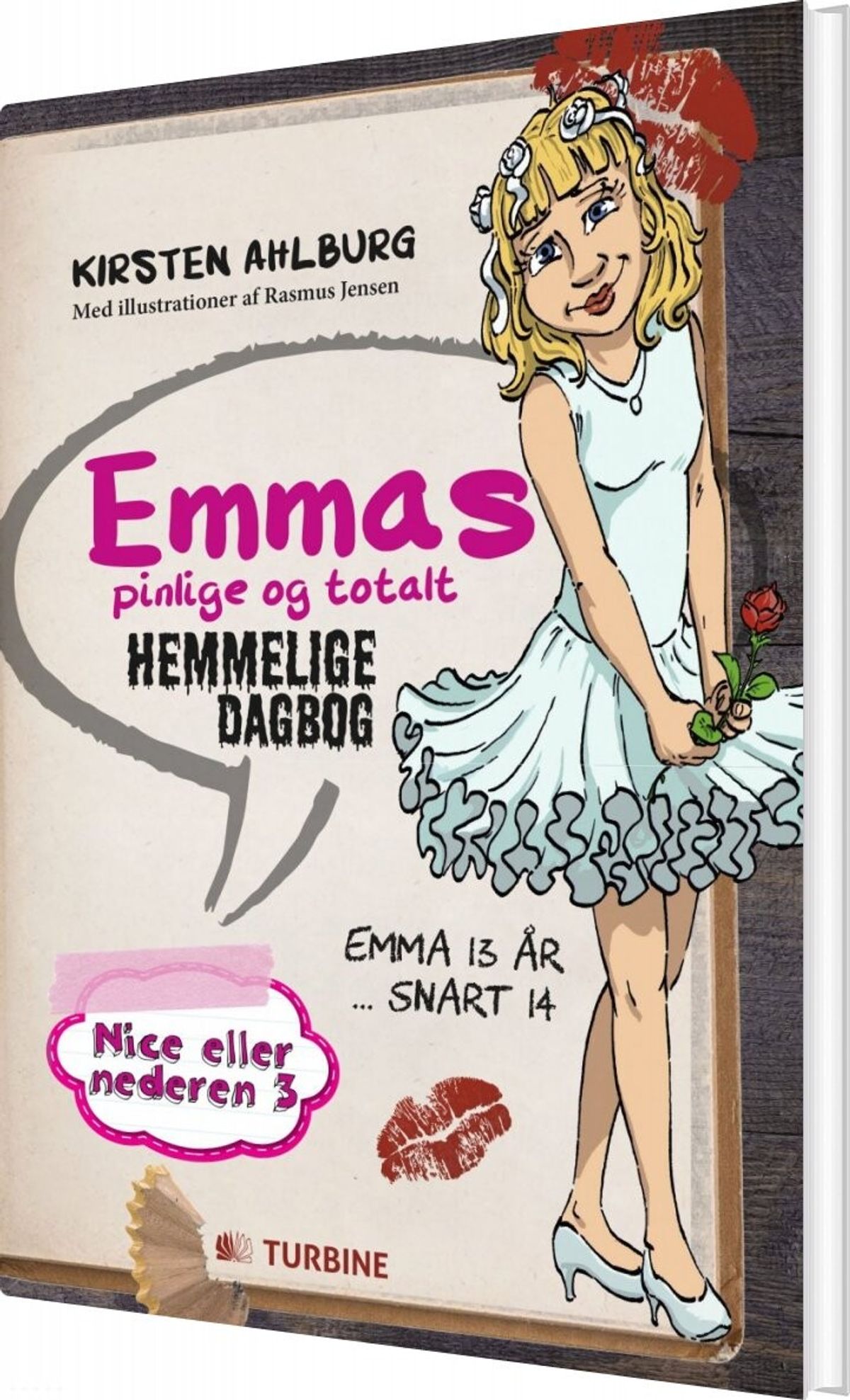 Emmas Pinlige Og Totalt Hemmelige Dagbog - Kirsten Ahlburg - Bog