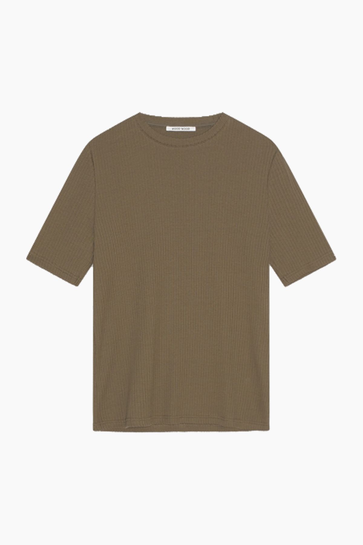 Emmy Fancy Jersey T-Shirt - Crocodile Green - Wood Wood - Grøn M