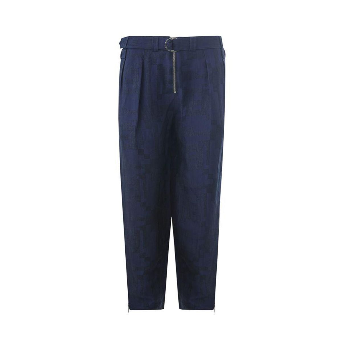 Emporio Armani Blue Linen Jeans & Pants