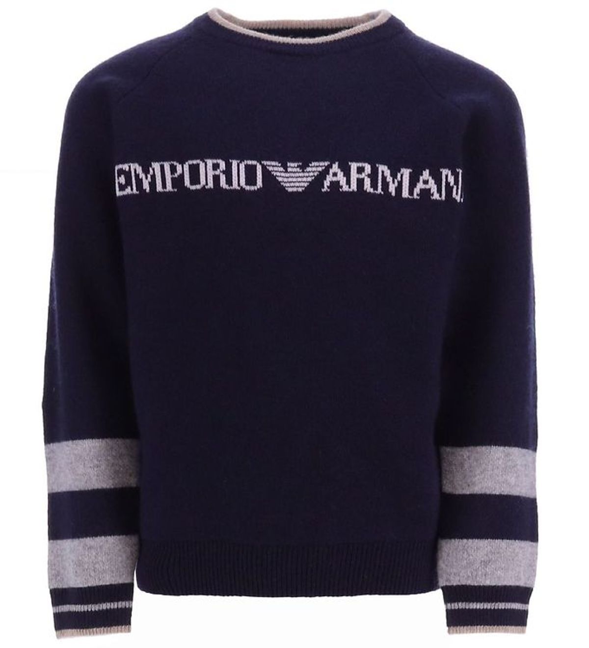 Emporio Armani Bluse - Strik - Uld - Blue Navy