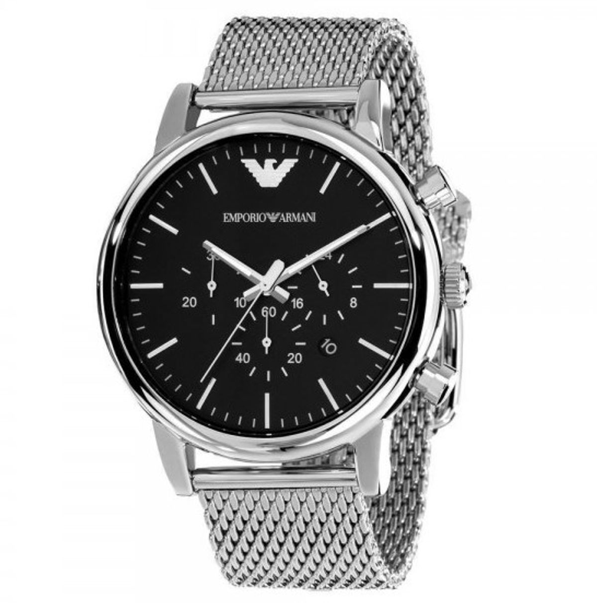 Emporio Armani Luigi Silver Herreur AR1811