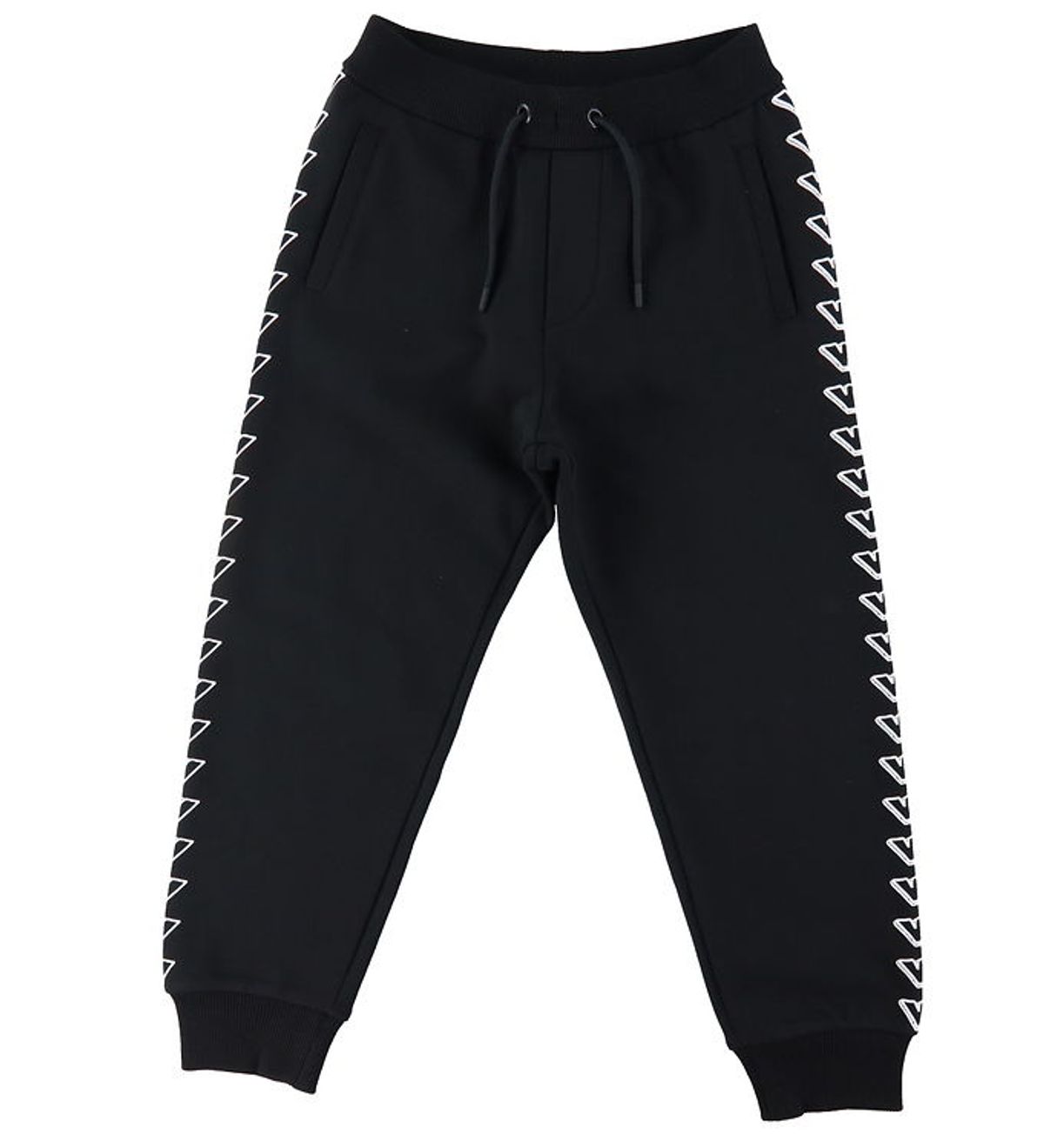 Emporio Armani Sweatpants - Sort m. Hvid