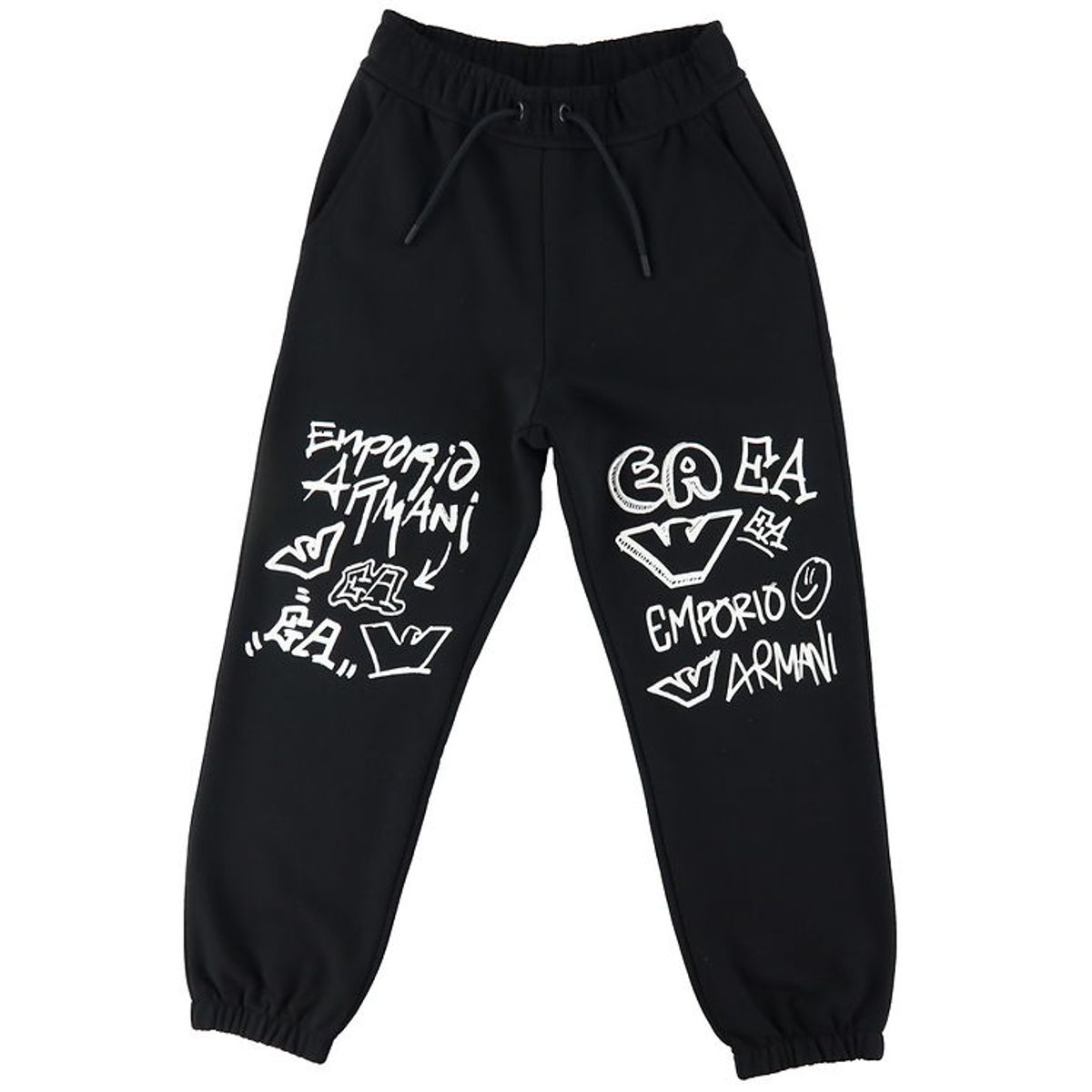 Emporio Armani Sweatpants - Sort m. Hvid