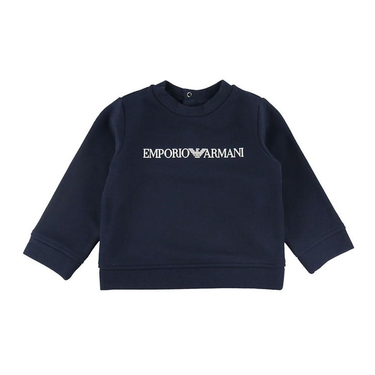 Emporio Armani Sweatshirt - Navy m. Hvid