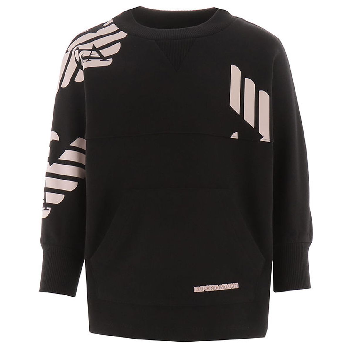 Emporio Armani Sweatshirt - Sort/Rosa