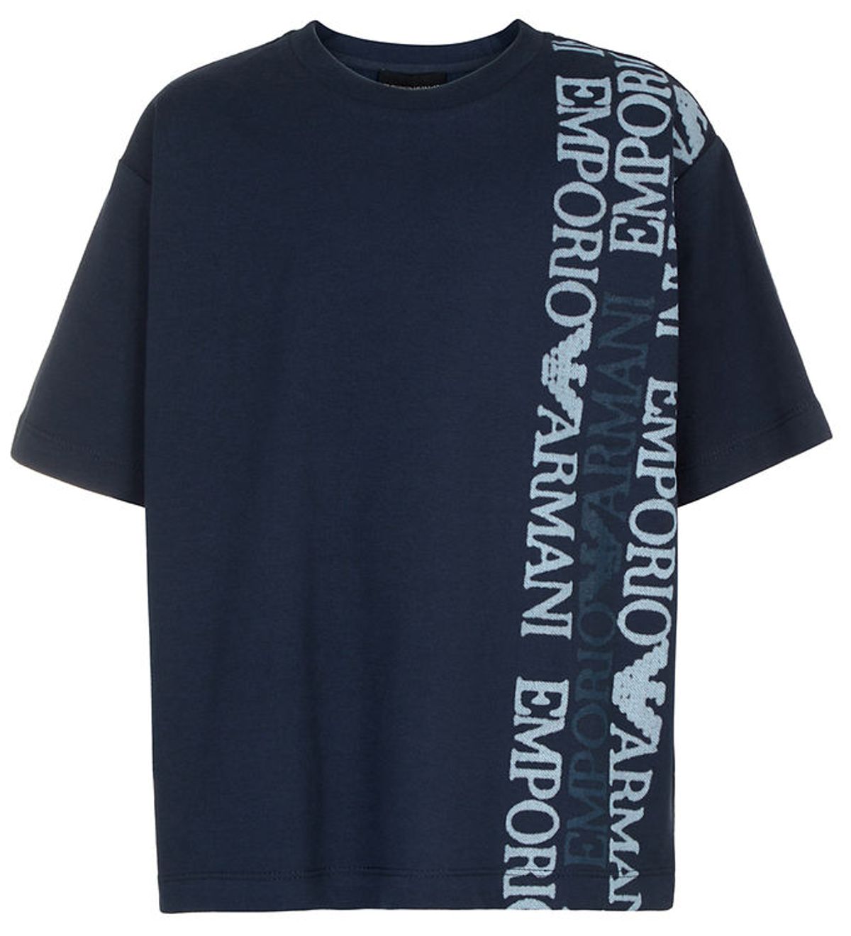 Emporio Armani T-shirt - Black Iris m. Print