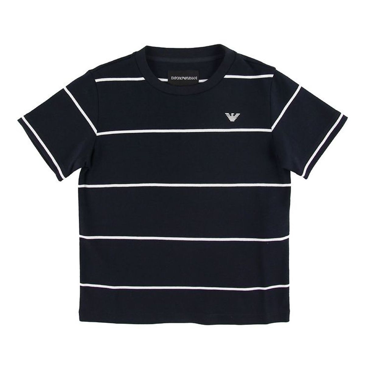 Emporio Armani T-shirt - Navy m. Striber