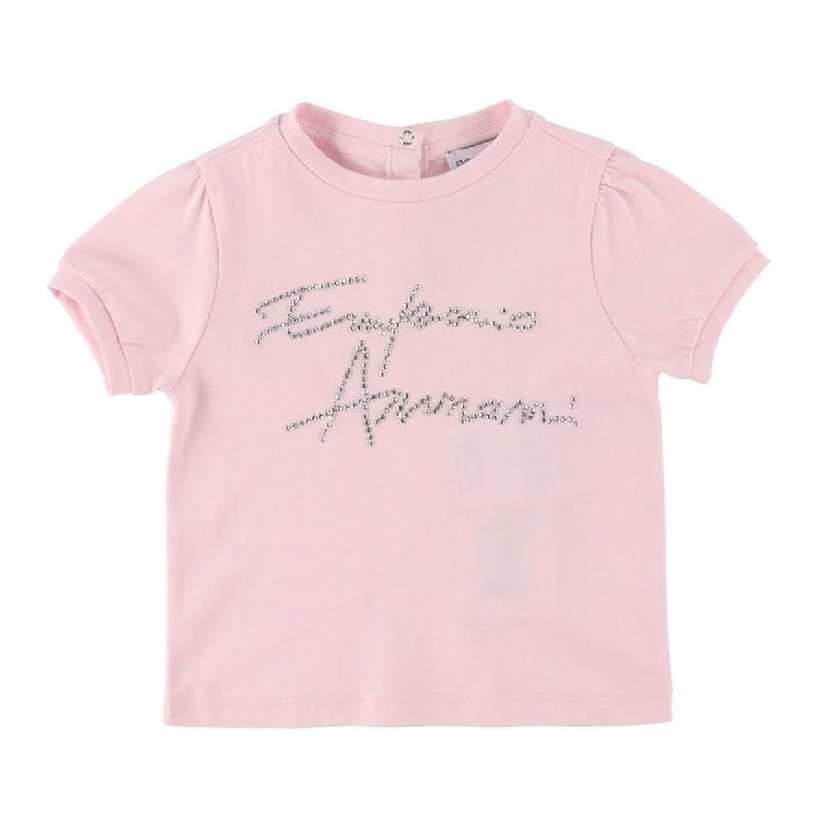 Emporio Armani T-Shirt - Rosa m. Sølv/Similisten