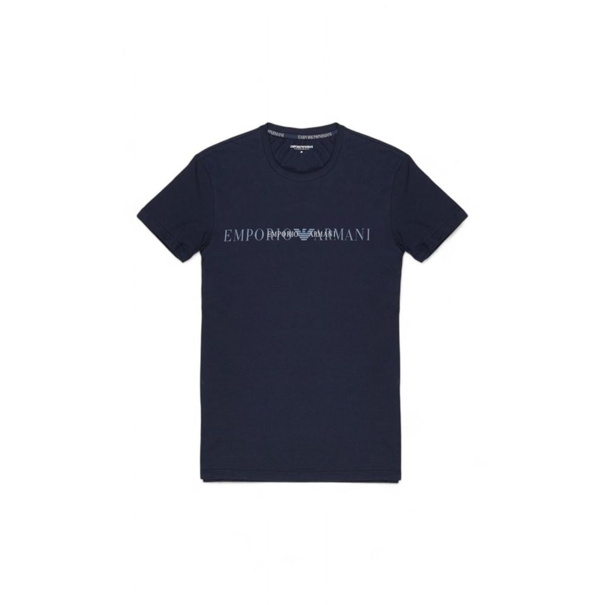 Emporio Armani Underwear Blue Cotton T-Shirt