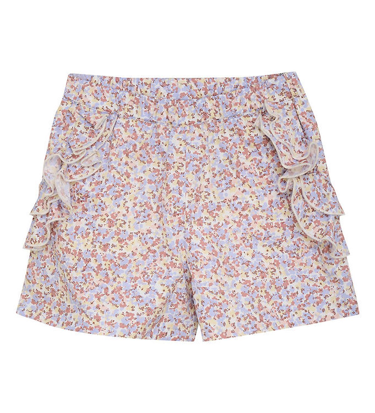 En Fant Shorts - AOP - Eggnog m. Blomster