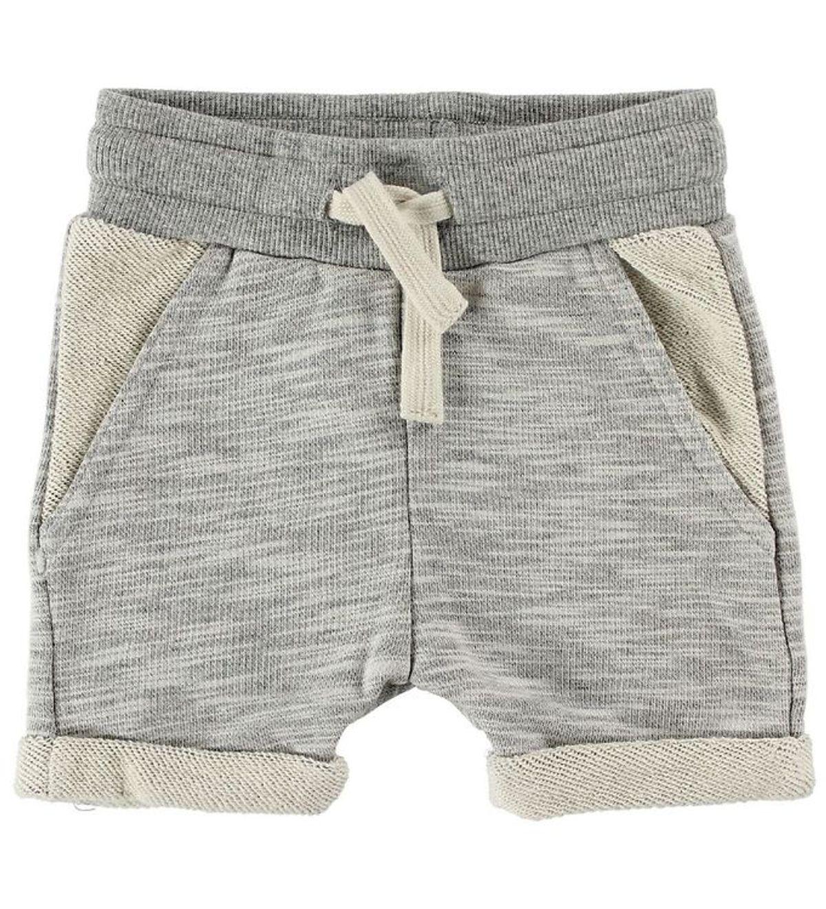 En Fant Sweatshorts - Lys Gråmeleret