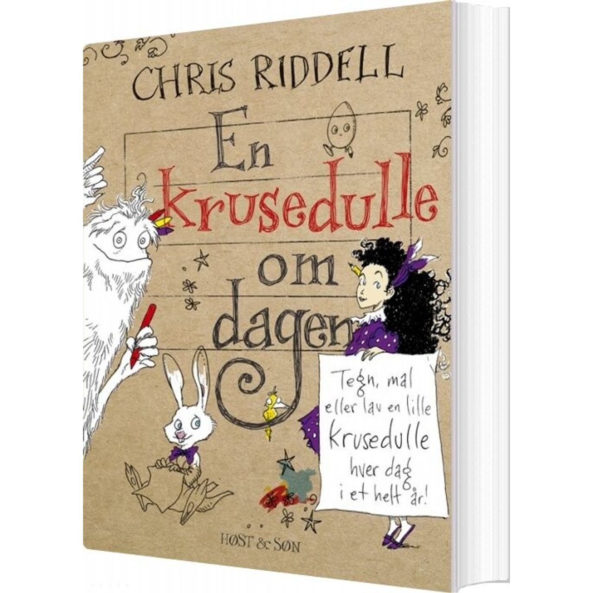 En Krusedulle Om Dagen - Chris Riddell - Bog