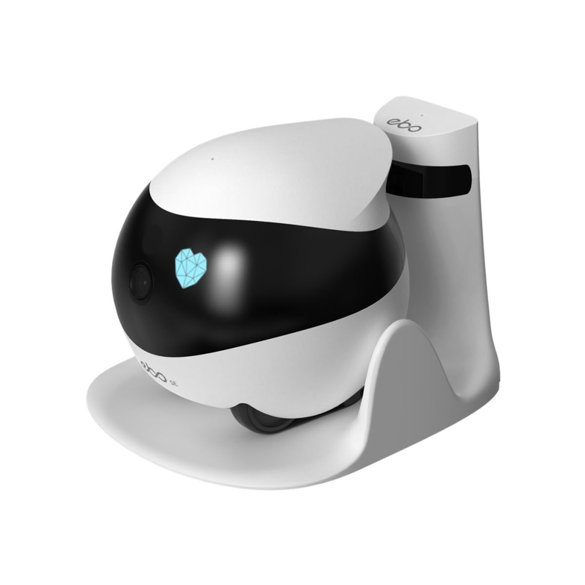 Enabot Ebo Se - Intelligent Companion Robot - Rc - Wi-Fi - Sort, Hvid