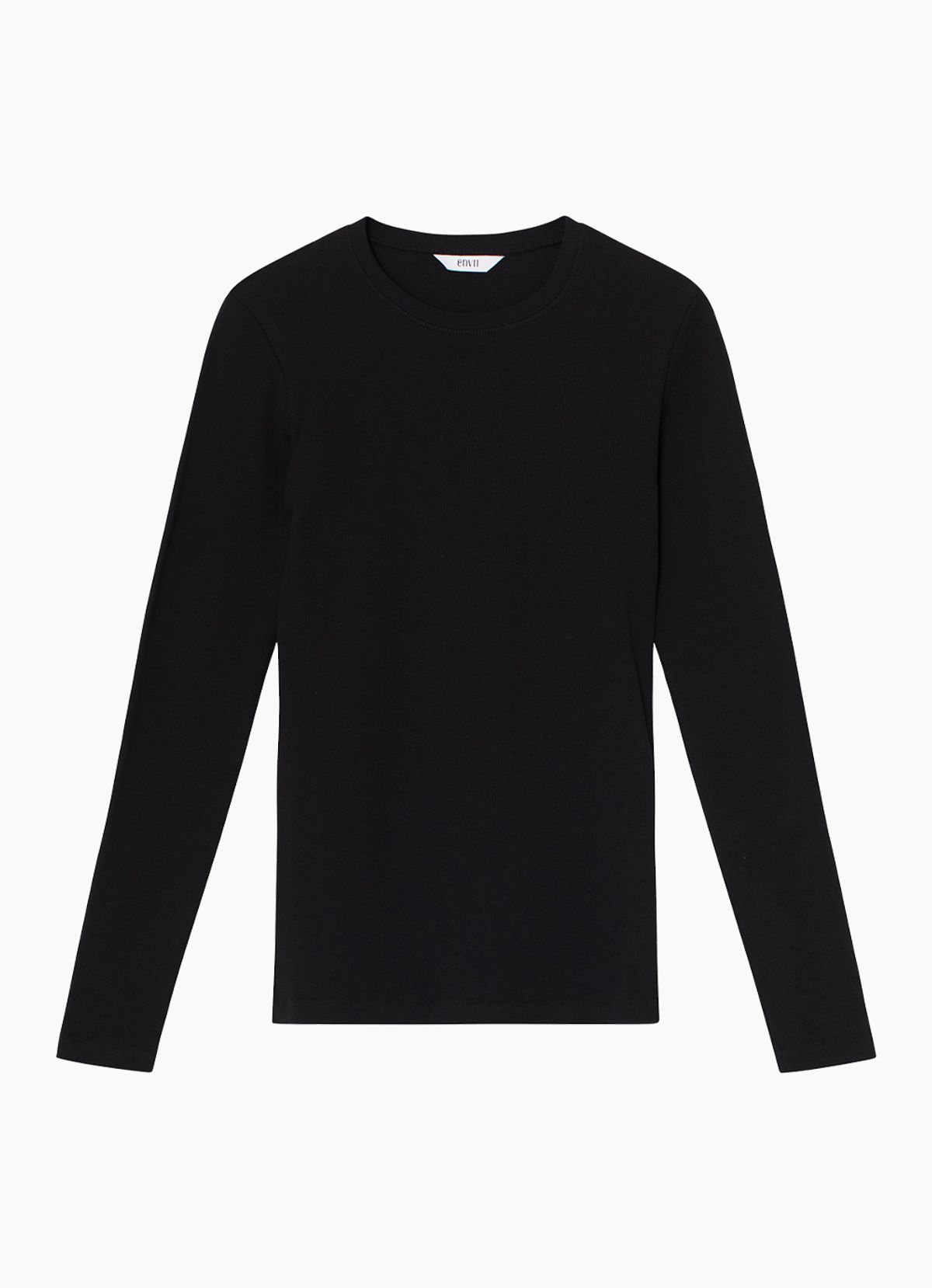 Enally LS O-N Tee - Black - Envii - Sort S