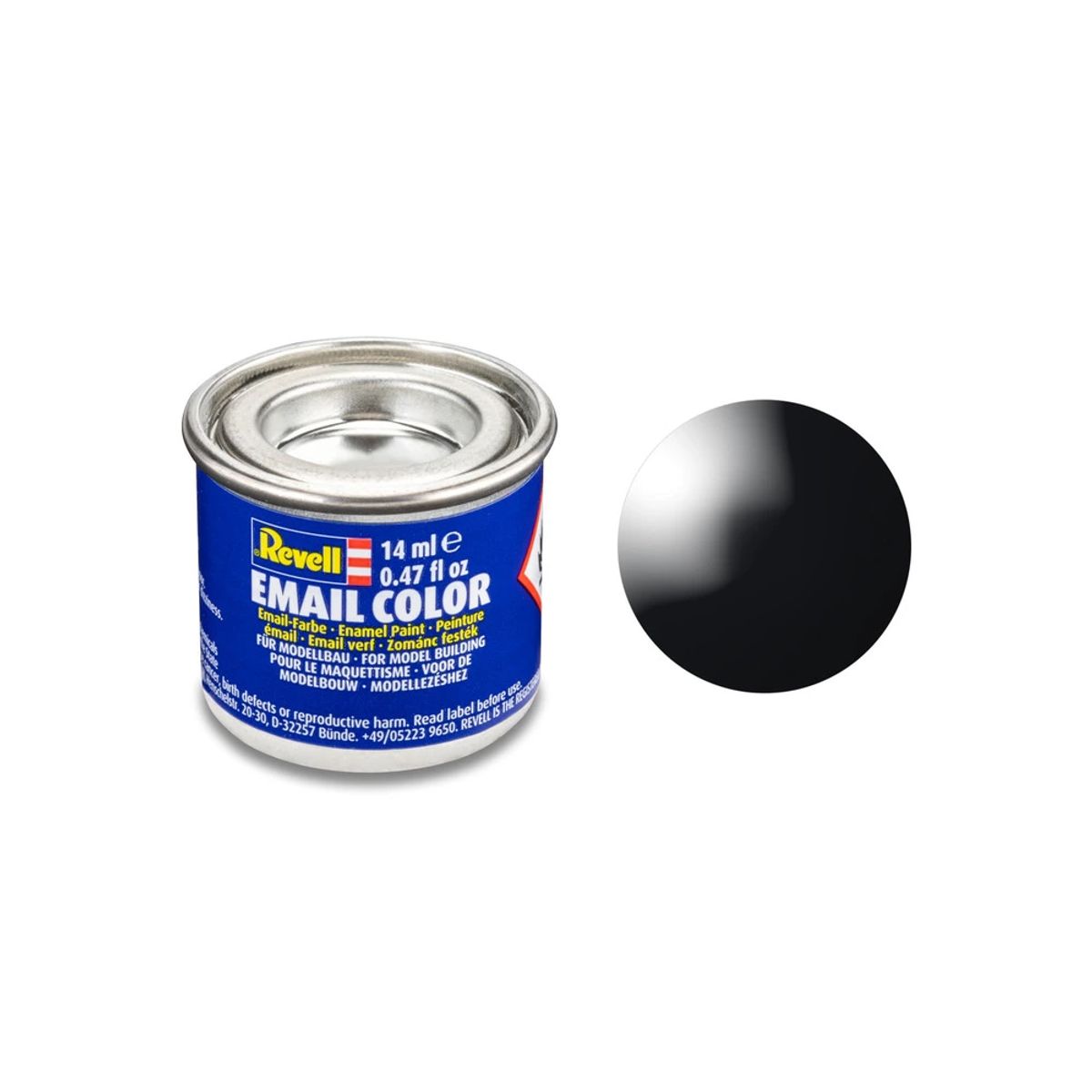 Enamel 14 ml. black, gloss