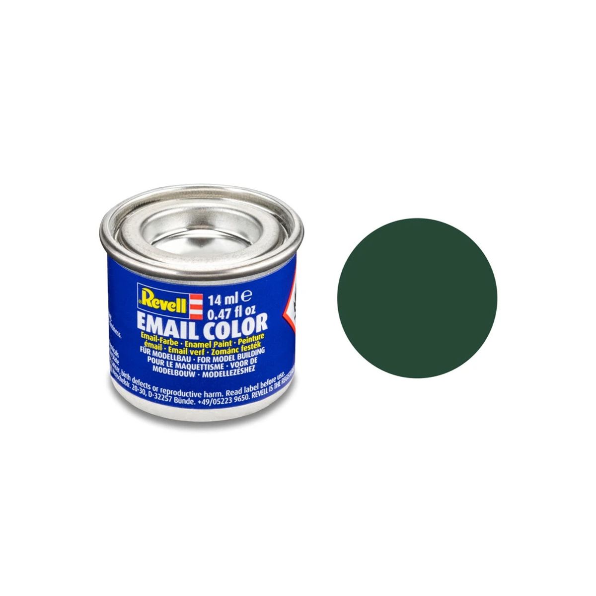 Enamel 14 ml. dark green mat RAF