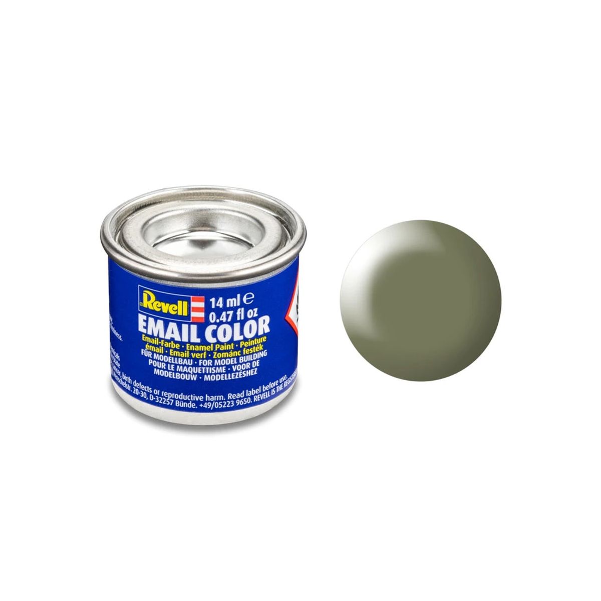 Enamel 14 ml. greyish green silk