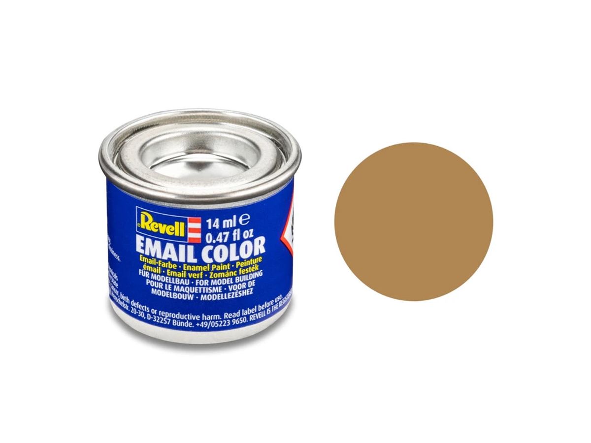 Enamel 14 ml. ochre brown mat