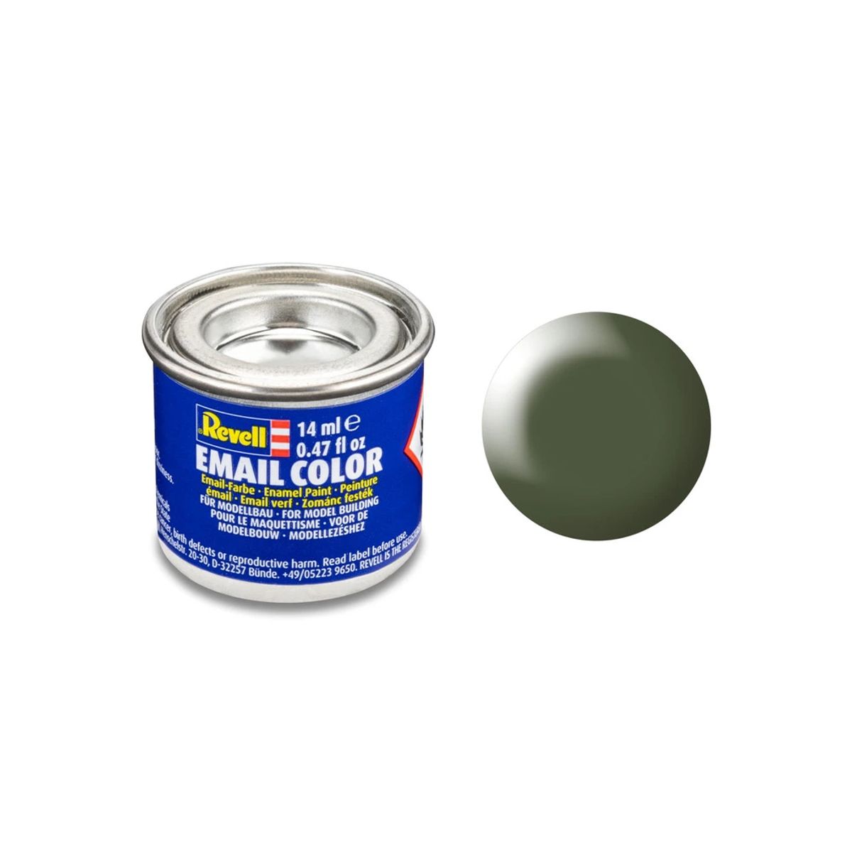 Enamel 14 ml. olive green silk