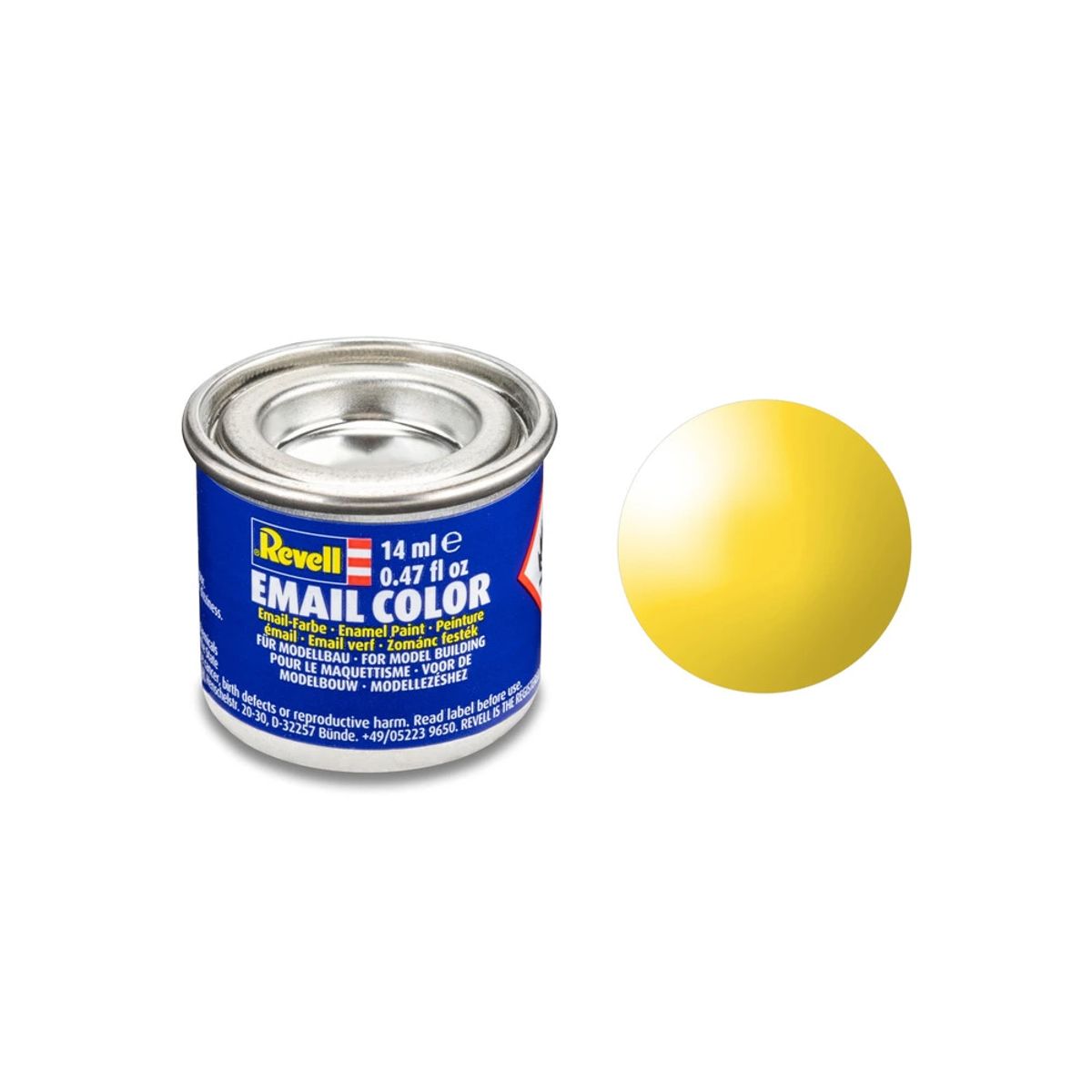 Enamel 14 ml. yellow, gloss